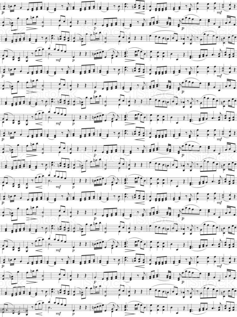 Music notes background